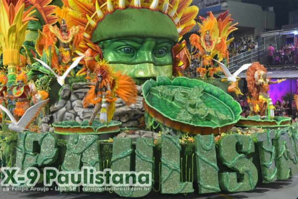 Desfile X-9 Paulistana no Carnaval 2025 de São Paulo