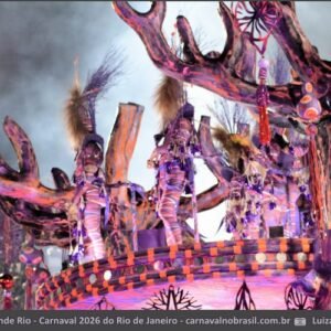 Desfile Acadêmicos do Grande Rio no Carnaval 2026 do Rio de Janeiro