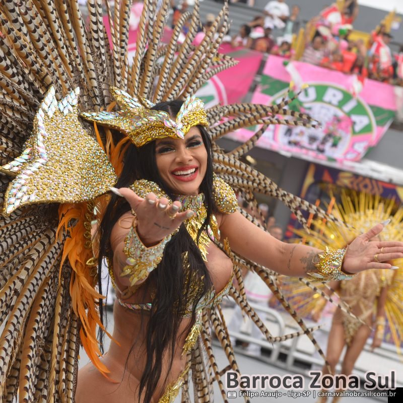 Desfile da Barroca Zona Sul no Carnaval 2026 de São Paulo