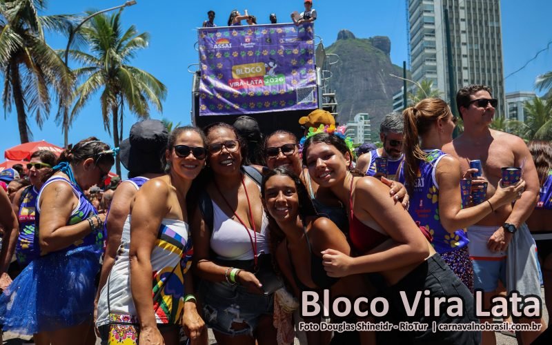 Foto Bloco Vira Lata no Carnaval de Rua 2026 do Rio de Janeiro - carnavalnobrasil.com.br