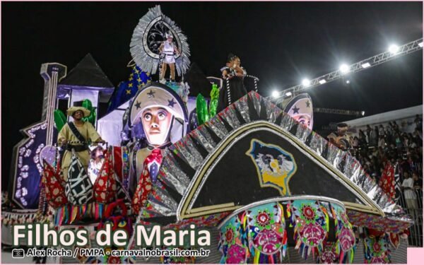 Carnaval 2026 de Porto Alegre : desfile Filhos de Maria - carnavalnobrasil.com.br