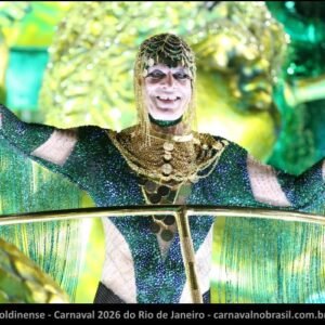 Ney MatoGrosso no desfile Imperatriz Leopoldinense no Carnaval 2026 do Rio de Janeiro