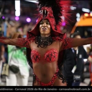 Iza no desfile da Imperatriz Leopoldinense no Carnaval 2026 do Rio de Janeiro