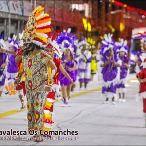 Carnaval 2026 de Porto Alegre : desfile Tribo Carnavalesca Os Comanches - carnavalnobrasil.com.br