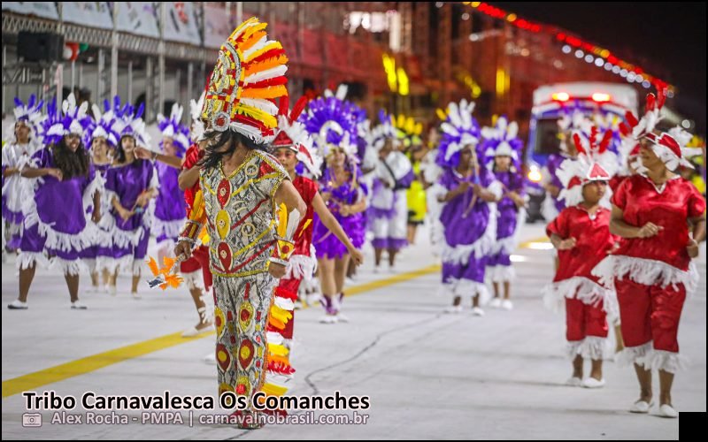 Carnaval 2026 de Porto Alegre : desfile Tribo Carnavalesca Os Comanches - carnavalnobrasil.com.br