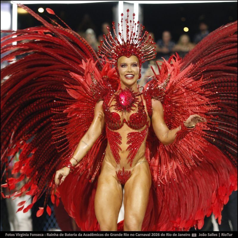 Fotos Virginia Fonseca : Rainha de Bateria da Acadêmicos do Grande Rio no Carnaval 2026 do Rio de Janeiro