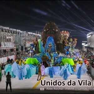 Carnaval 2026 de Porto Alegre : desfile Unidos da Vila Mapa - carnavalnobrasil.com.br